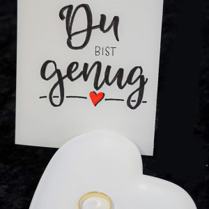 Dekoteller Herz klein