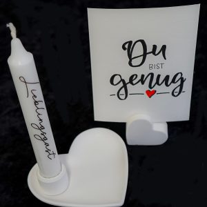Dekoteller Herz klein – Bild 3