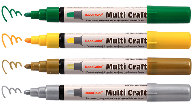 DecoColor Multi Craft Paint Marker 8 Farben – Bild 3